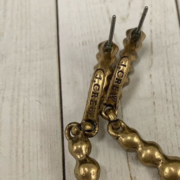J Crew Long Crystal Dangle Earrings‎ - Picture 3 of 3